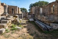 Inside workshop of Phidias, Olympia Royalty Free Stock Photo