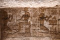 Relief of Ancient temple abu simbel - egypt Royalty Free Stock Photo