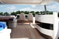 Inside the yacht Royalty Free Stock Photo