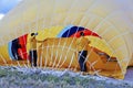 Inside the Yellow hot air balloon