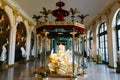 Inside of Zwinger palace museum in Dresden, Germany