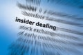 Insider Dealing - Fraud Royalty Free Stock Photo