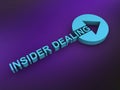 insider dealing word on purple