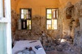 Insight into a deserted, rundown house in Rhodes, Greece