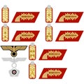 Insignia of the Wehrmacht generals Royalty Free Stock Photo