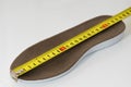 insole, sock, slipsole. Measure tape