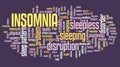 Insomnia word cloud