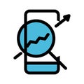 Inspect Isolated fill vector icon which can easily modify or edit Royalty Free Stock Photo