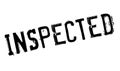 Inspected rubber stamp