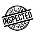 Inspected rubber stamp