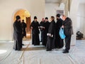 Inspection of the construction of the Church and the Episcopal service in the Kaluga region of Russia.