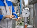 Inspection engineer air chillers the cooling towers building