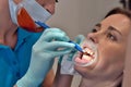 Inspection Of Installation Of Braces By The Dentist