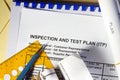 Inspection and test plan Royalty Free Stock Photo