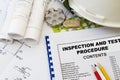 Inspection and test procedure Royalty Free Stock Photo