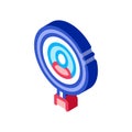 Inspection of Voter isometric icon vector illustration