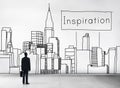 Inspiration Aspiration Imagination Inspire Dream Concept Royalty Free Stock Photo