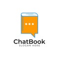 Inspiration Chat Book Icon Logo Design Element Royalty Free Stock Photo