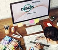 Inspiration Development Design Creative Thinking Concept Royalty Free Stock Photo