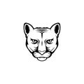 Inspiration Leopard head logo Wild emblem design