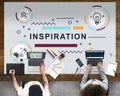 Inspiration Motivation Creative Innovation Graphic Concept Royalty Free Stock Photo