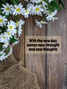 Inspiration motivational quote about life, success, choice, happiness concept on a wooden background