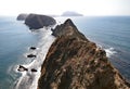 Inspiration Point on East Anacapa Island in Channel Islands National Park, California. Royalty Free Stock Photo