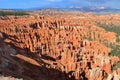 Bryce Canyon National Park Landscape from Inspiration Point in Evening Light, Utah, USA Royalty Free Stock Photo