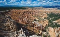 Inspiration point panorama bryce canyon Royalty Free Stock Photo