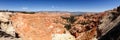 Inspiration Point panorama, Bryce Canyon, blue sky Royalty Free Stock Photo