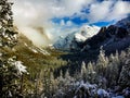 Inspiration Point in Yosemite Valley Royalty Free Stock Photo