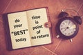 Inspiration quote : Do your best today