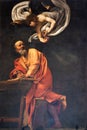 The Inspiration of Saint Matthew by Caravaggio