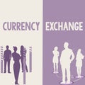 Inspiration showing sign Currency ExchangeProcess of changing one currency into another ForEx. Word for Process of Royalty Free Stock Photo