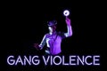 Inspiration showing sign Gang Violence. Concept meaning infringement of the laws caused by group of criminals and