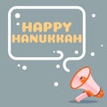 Inspiration showing sign Happy Hanukkah. Business concept Jewish festival celebrated from the 25th of Kislev to the 2nd