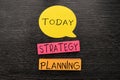 Inspiration showing sign Strategy Planning. Business showcase A systematic process of envisioning a desired future Royalty Free Stock Photo