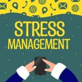 Inspiration showing sign Stress Management. Business overview failure is a part of your road or progress to success