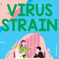 Inspiration showing sign Virus Strain. Business concept Another genetic variant derived from the original microorganism