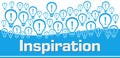 Inspiration Blue Background Bulbs On Top