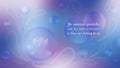 Inspirational background, blue and purple, lotus, universe