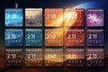 Inspirational 2024 calendar concepts integrating Royalty Free Stock Photo