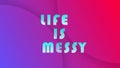 Inspirational concept of Love and Feelings , text animation with stylish font, Love message, 3D render