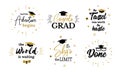 Inspirational grad party quotes to congrat graduates