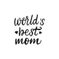 World`s best mom Royalty Free Stock Photo