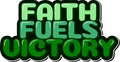 Faith Fuels Victory Lettering Vector Design