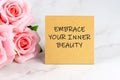 Inspirational Motivation Quotes - Embrace your inner beauty