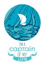 I`m a Captain of my life Royalty Free Stock Photo