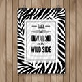 Inspirational Quote Vector Illustration Poster