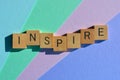 Inspire word as a banner heading